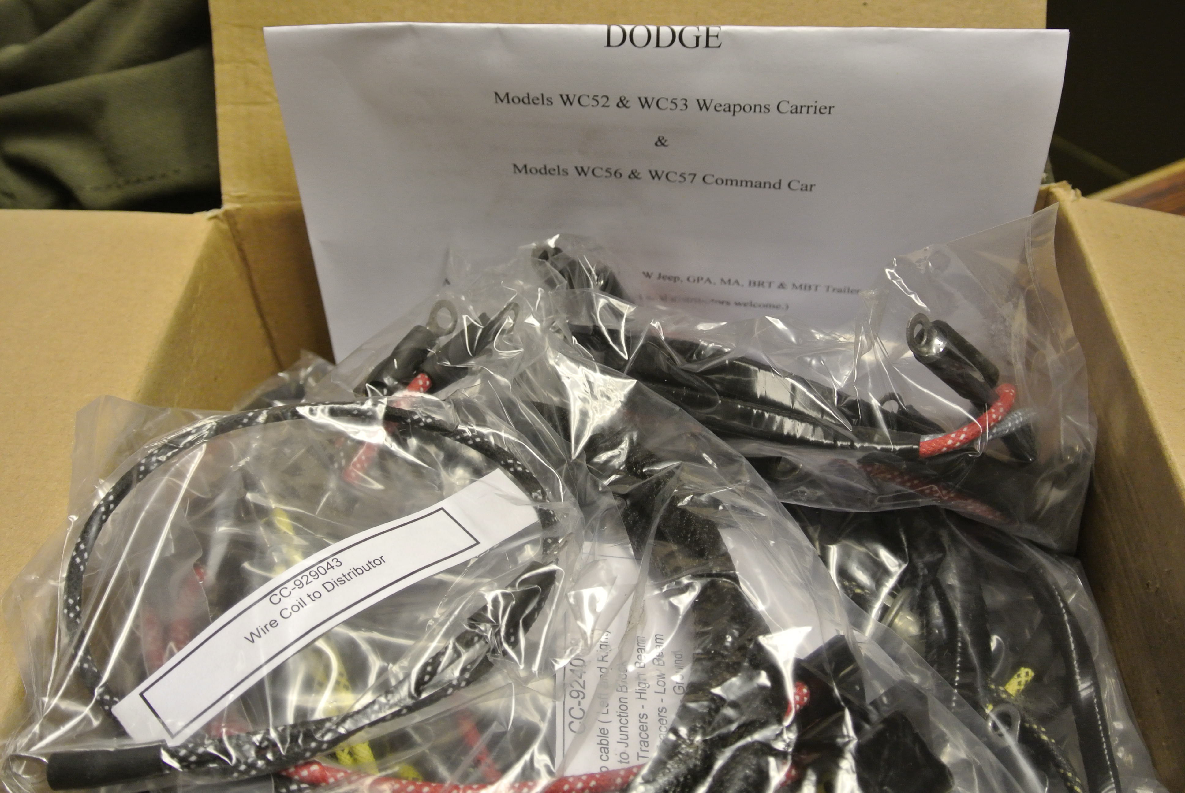 WIRING HARNESS COMPLETE DODGE 4X4 - HMKSHOP - Depot Moane