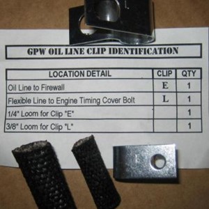 CLIP SET - OIL LINE - GPW