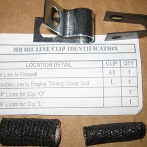 CLIP SET - OIL LINE - MB