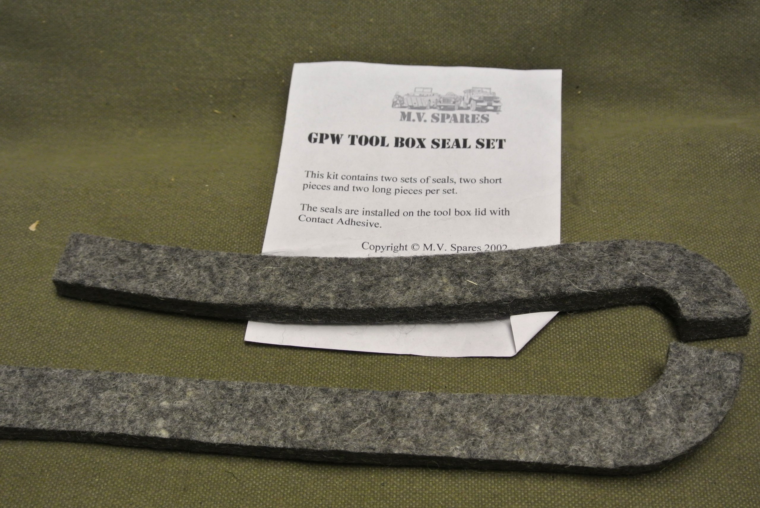 FELT TOOL BOX SEAL SET Depot Moane