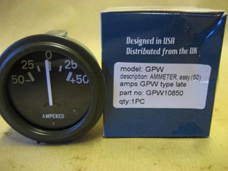 GAUGE AMMETER FOR LATE FORD GPW