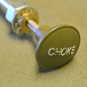 CONTROLL CHOKE BRASS HEAD COMPLETE CABLE