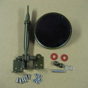 MIRROR REAR VIEW ASSY W/ARM AND BODY BRACKETS