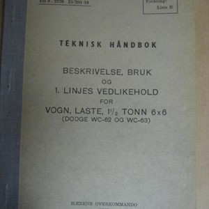 TEKNISK HÅNDBOK BESKRIVELSE OG BRUK 1. LINJES VEDLIKEHOLD