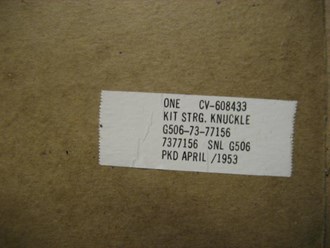 KIT STEERING KNUCKLE
