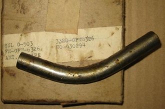 PIPE, OIL DRAIN, REAR BRG. CAP