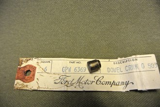PIN DOWEL MAIN BEARING