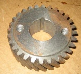 GEAR CRANKSHAFT STEEL, 28T, GEAR DRIVEN