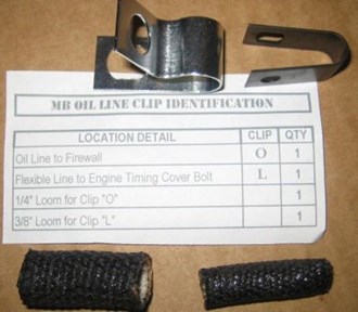 CLIP SET - OIL LINE - MB
