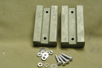 HOOD BLOCK RUBBER PAIR WILLYS MB