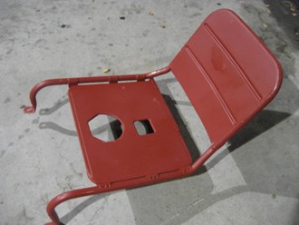 FRAME DRIVERS SEAT ASSY FORD GPW EARLY