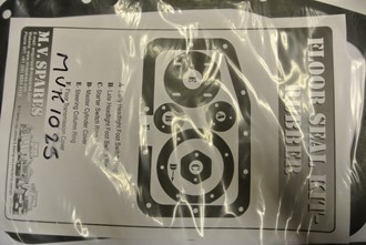 FRONT FLOOR SEAL SET - RUBBER