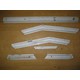 FRONT FLOOR HAT CHANNEL SET - 6 PIECES WITH OAK