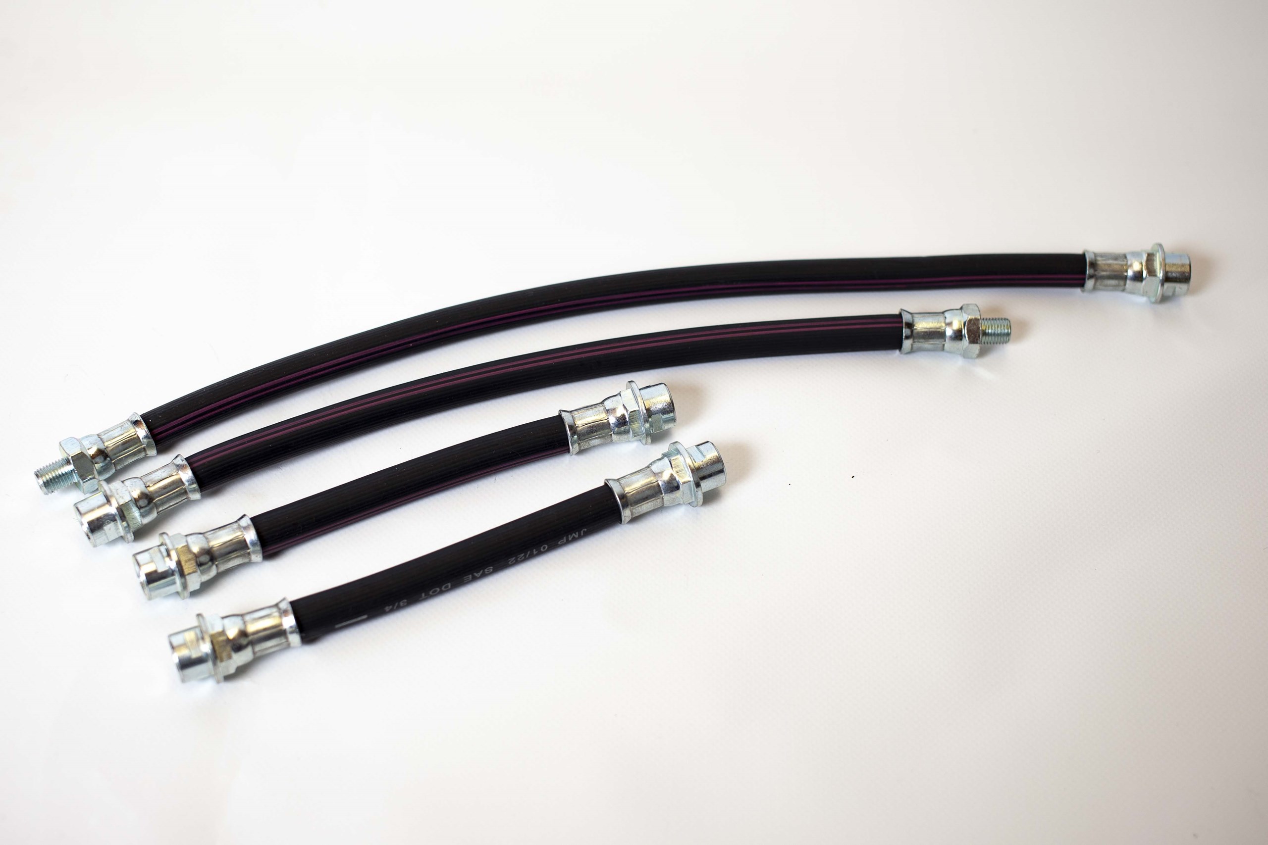 BRAKE HOSE SET FLEXI (4 LINES) WITH 2 COPPER WASHER Depot Moane
