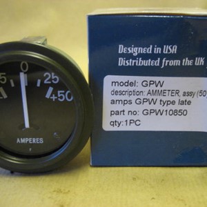 GAUGE AMMETER FOR LATE FORD GPW