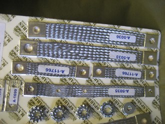 LATE RADIO SUPPRESSION GROUND STRAP KIT
