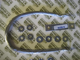 LATE RADIO CONNECTION BOX STRAP SET