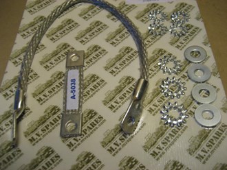 LATE RADIO CONNECTION BOX STRAP KIT - GPW