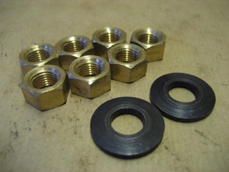 MANIFOILD BRASS NUT AND BEWEL WAHSER SET