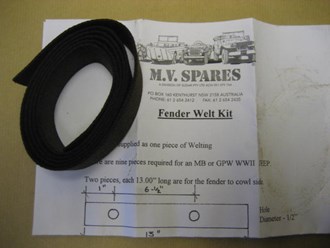 KIT FENDER WELT
