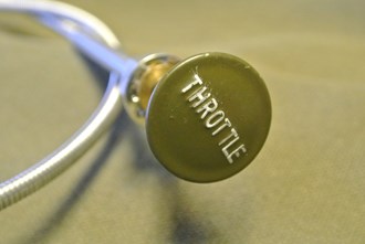 CONTROLL TROTTLE BRASS HEAD COMPLETE CABLE