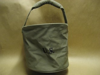 US CANVAS WATER BUCKET LIGHT GREEN
