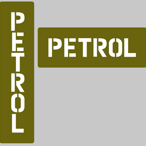 JERRY CAN MARKING - PETROL