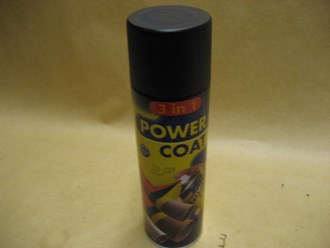 MALING POWER COAT RAL9005 MATT DYP SORT - SPRAY CAN
