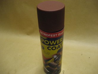 MALING POWER COAT RAL3009 OKSYDRØD - SPRAY